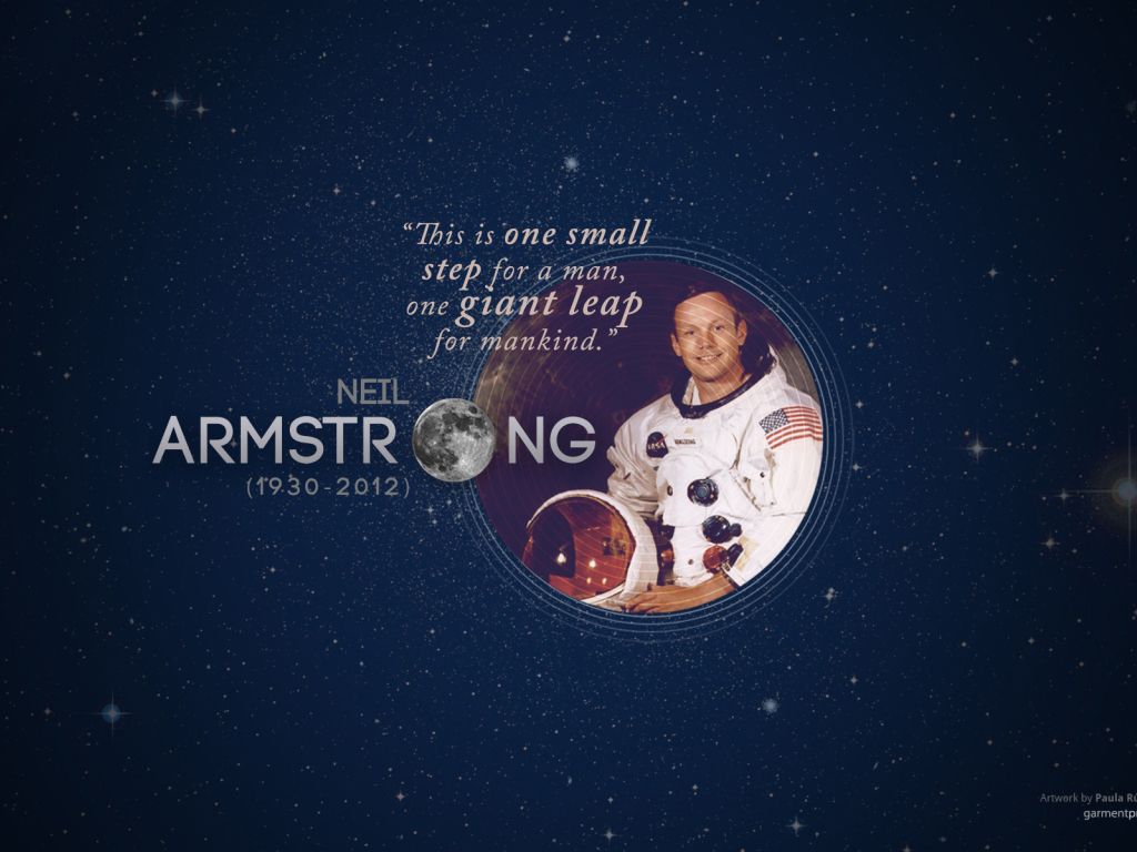 Tribute to Neil Armstrong wallpaper