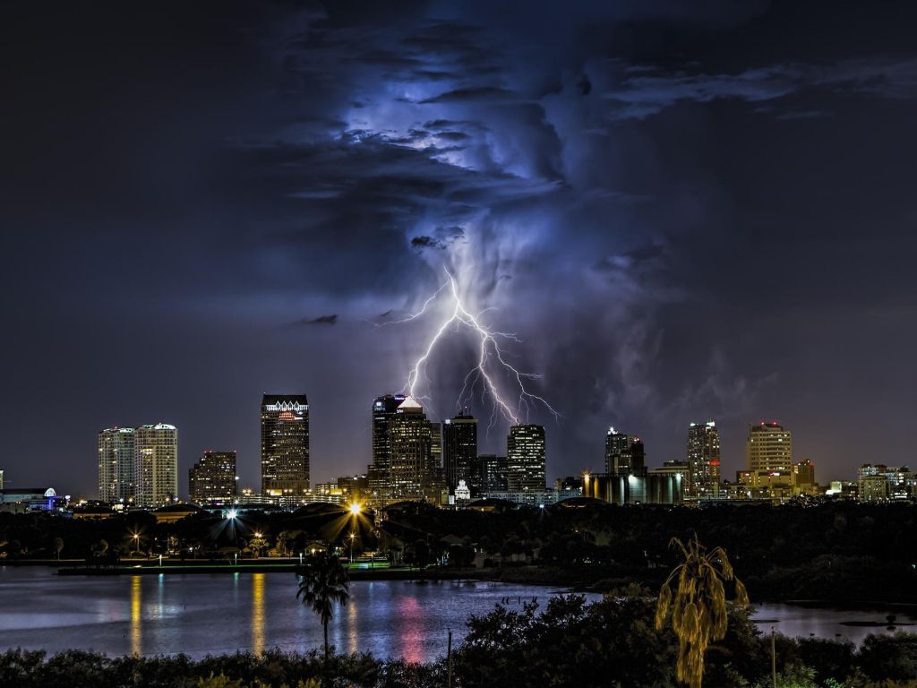 Typical Night in Tampa wallpaper
