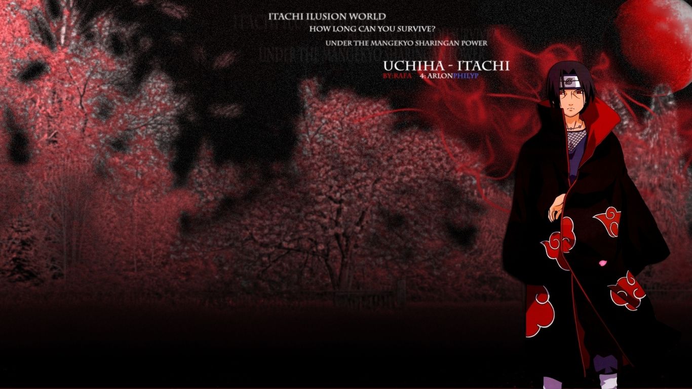 Uchiha Itachi 9452 wallpaper in 1366x768 resolution