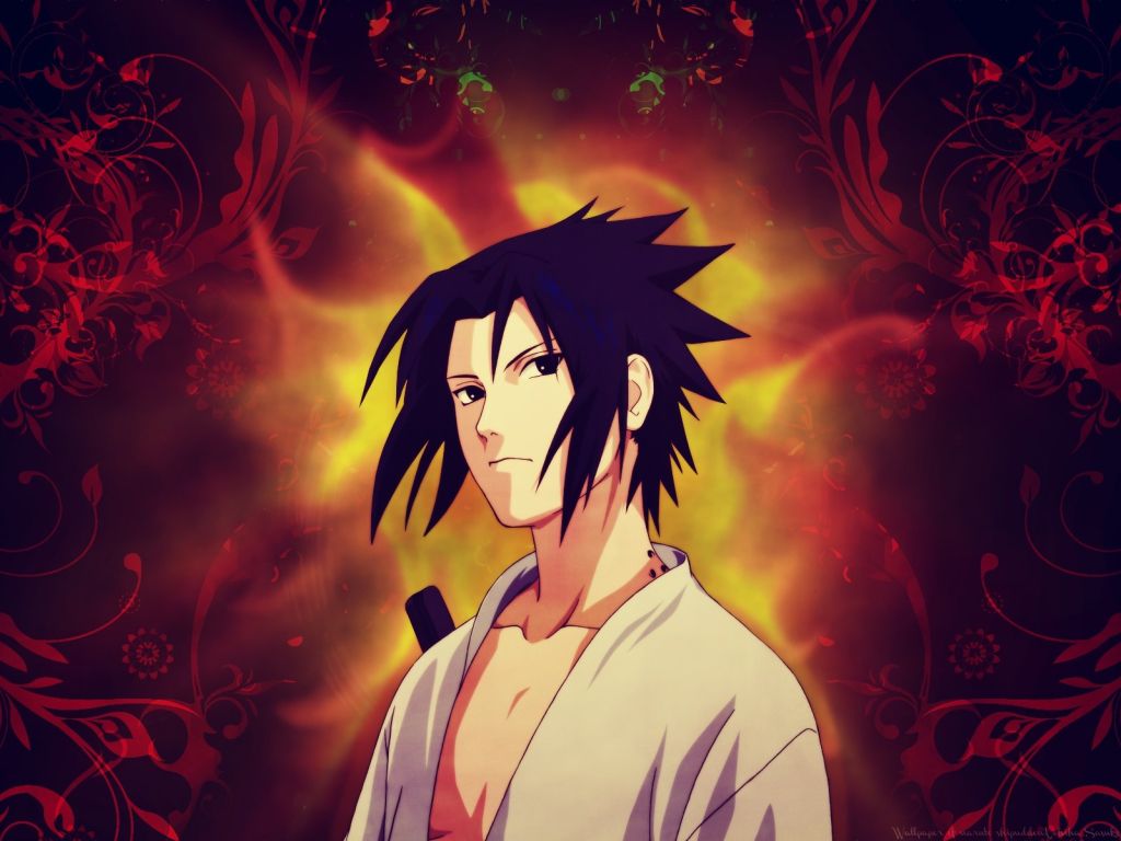 Uchiha Sasuke Naruto Shippuden Curse Mark wallpaper in 1024x768 resolution