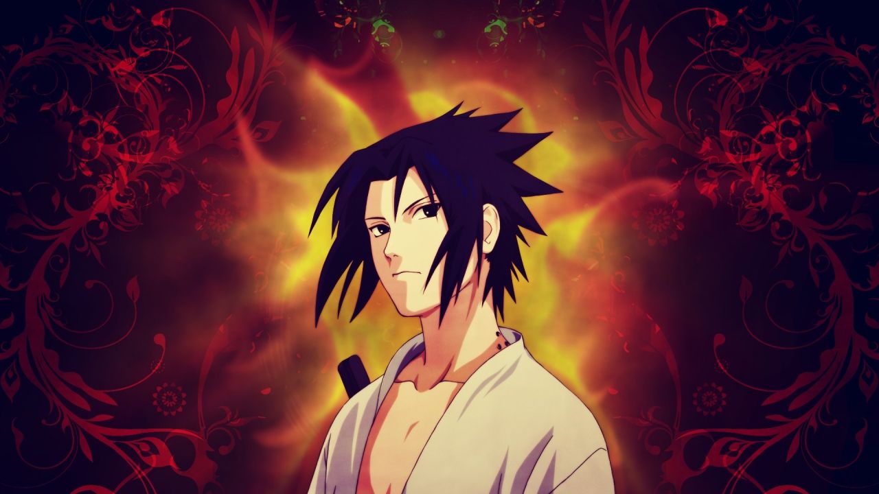 Uchiha Sasuke Naruto Shippuden Curse Mark wallpaper in 1280x720 resolution