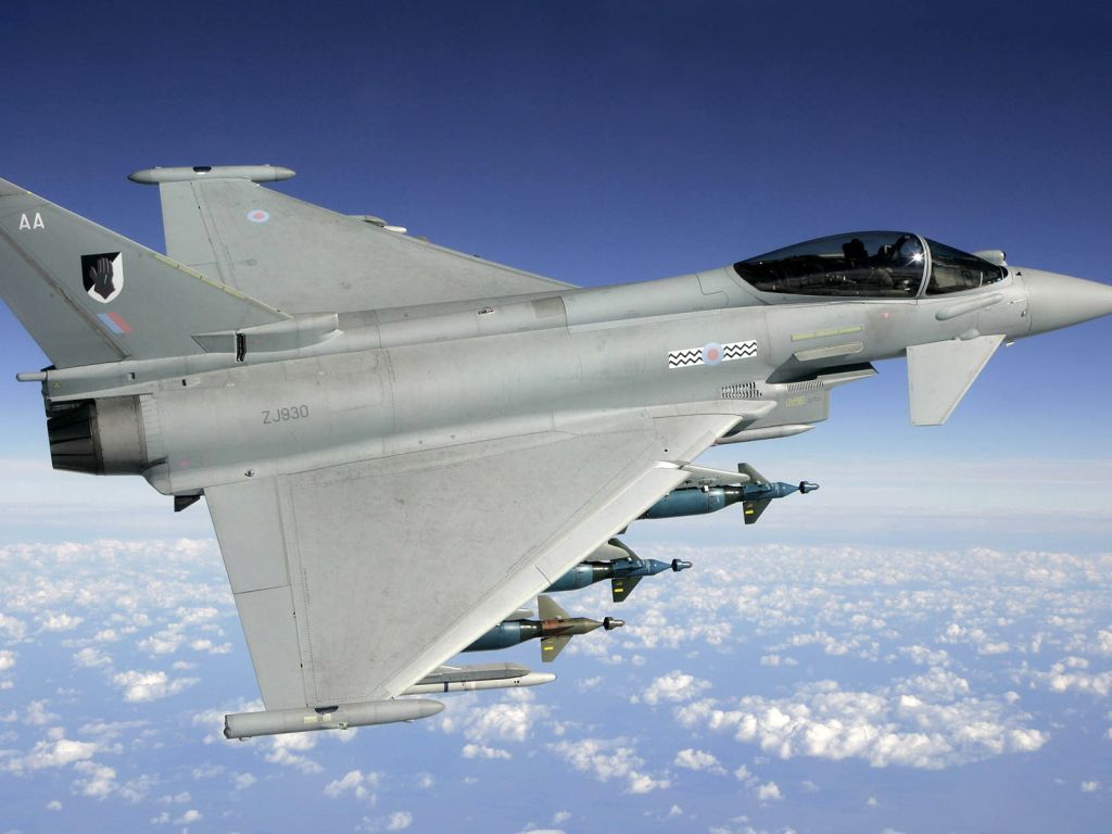 UK Air Force Typhoon ZJ930 wallpaper