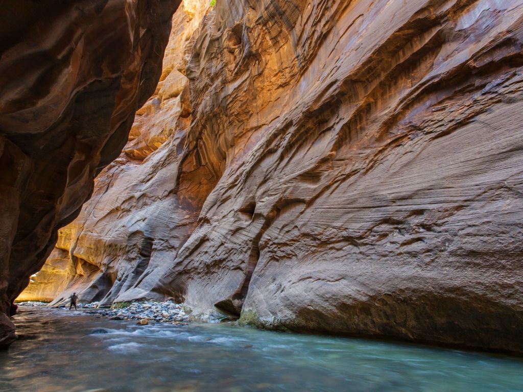 Slot Canyons of Zion wallpaper
