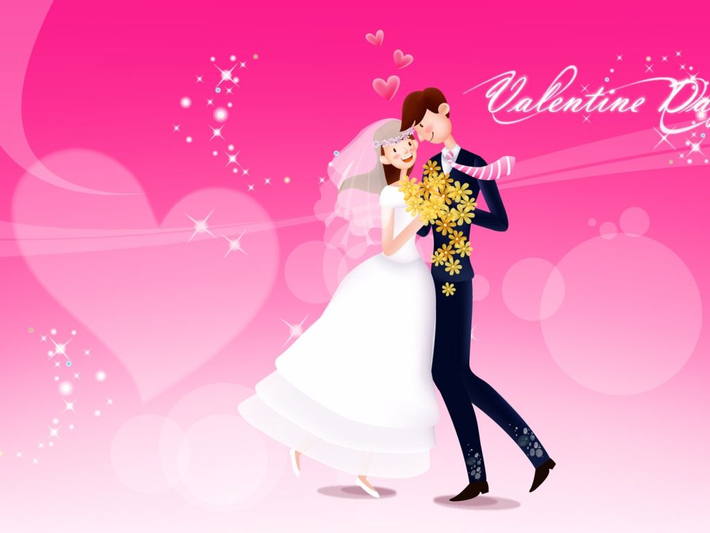 Valentine Day Love Dance wallpaper