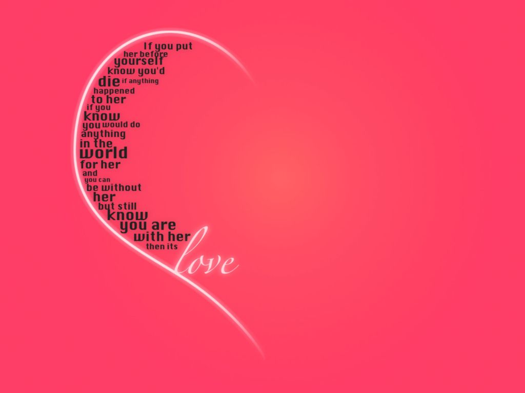 Valentines Love Quote wallpaper