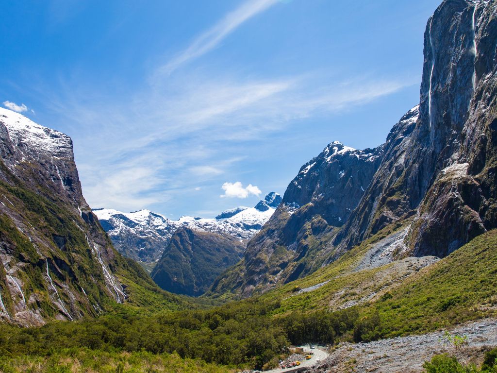 Valley at the End of the Earth - Fiordland New Zealand wallpaper