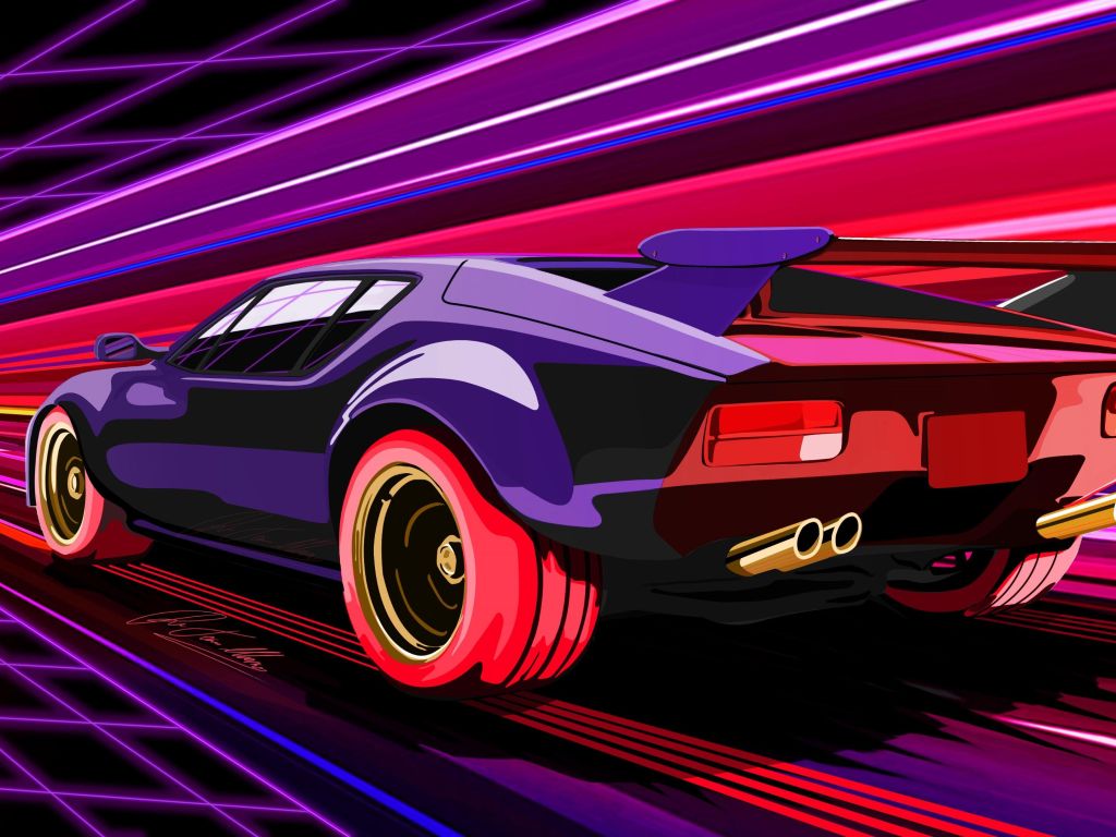 Vector Art Car Concept wallpaper