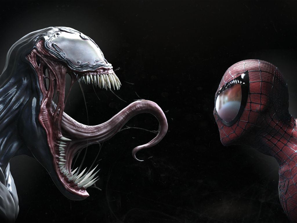 Venom Vs Spidermanx wallpaper