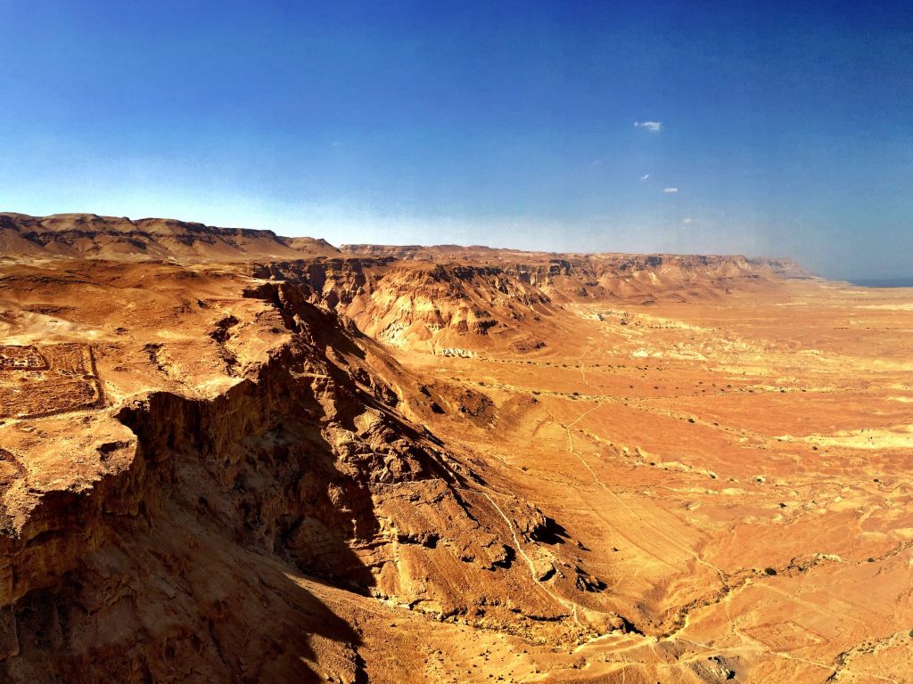 View From Masada Israel wallpaper