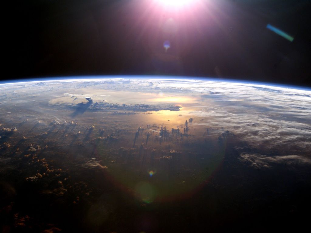 View From the International Space Station wallpaper