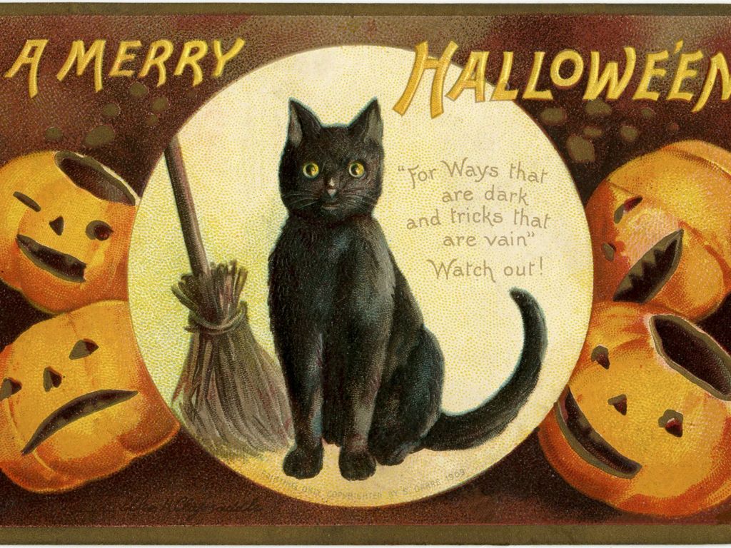 Vintage Halloween wallpaper