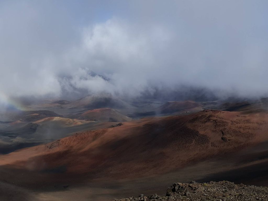 Visited Mount Haleakala on a Cloudy Day wallpaper