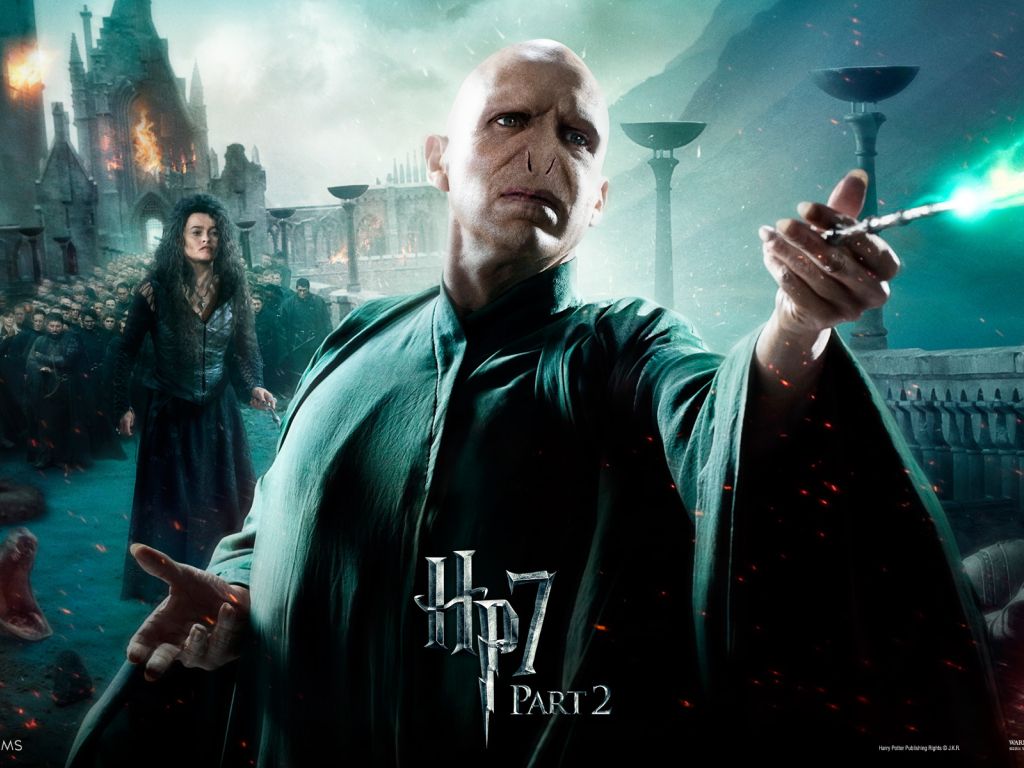 Voldemort in HP Part 2 wallpaper