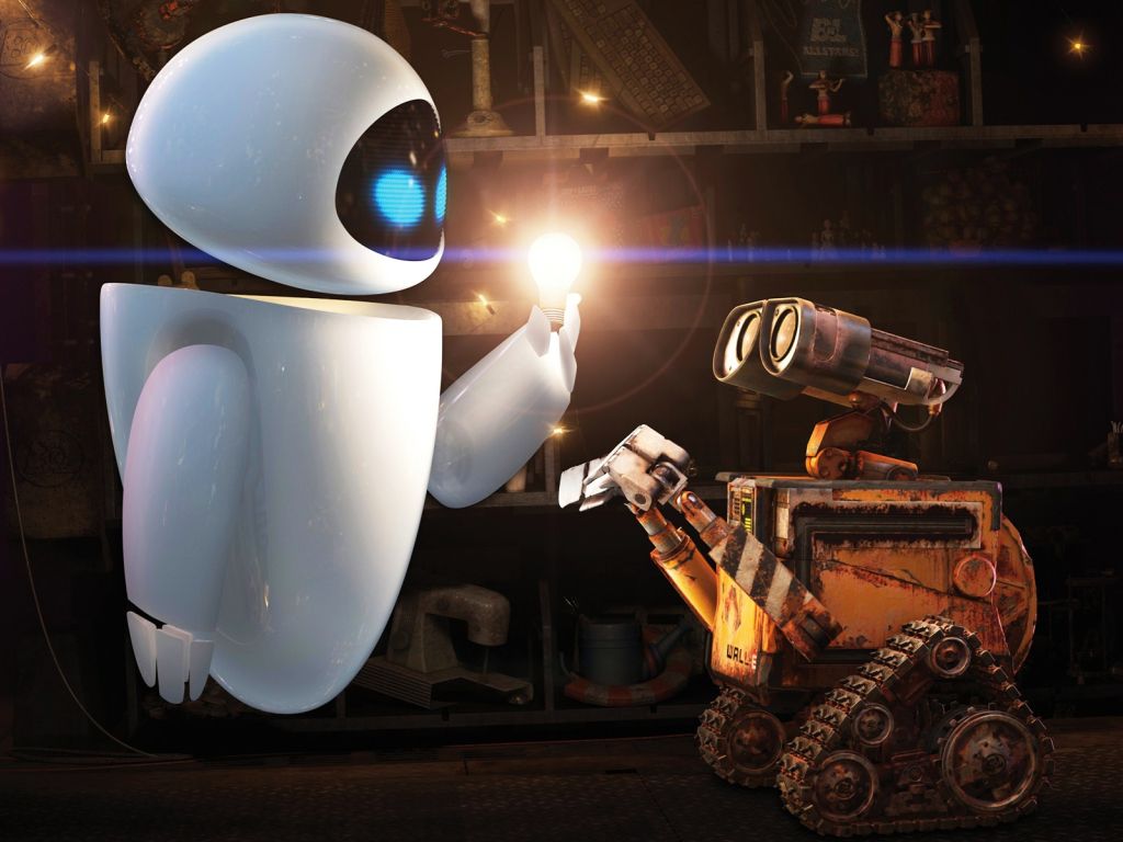 WALL E and EVE wallpaper