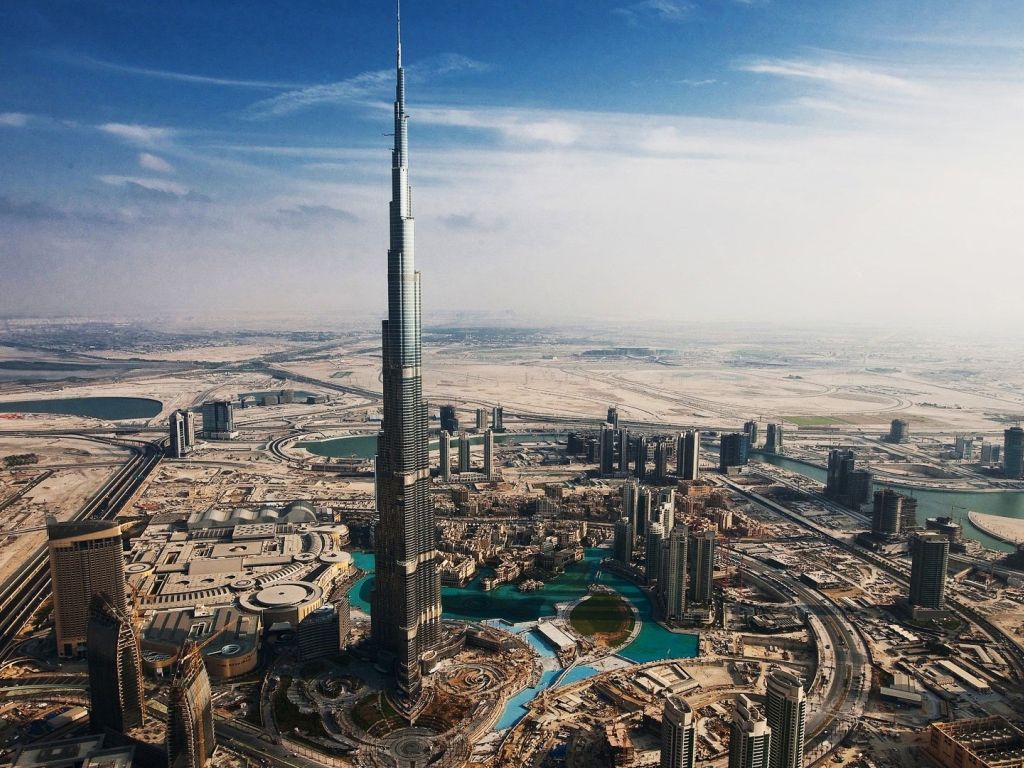 Burj Khalifa Aka Burj Dubai Hd Of City Hd2013 wallpaper