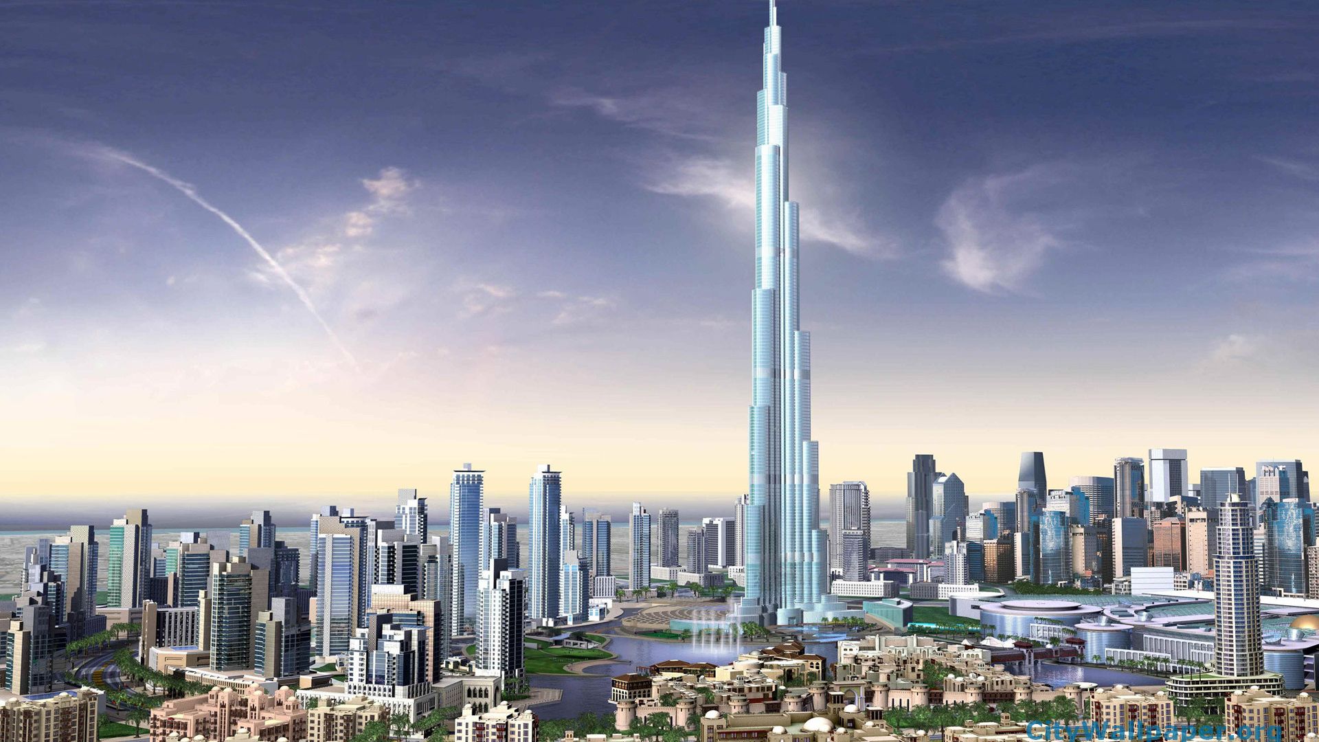 Burj Khalifa In Dubai Hd In Desktop Downloadshd wallpaper in 1920x1080  resolution