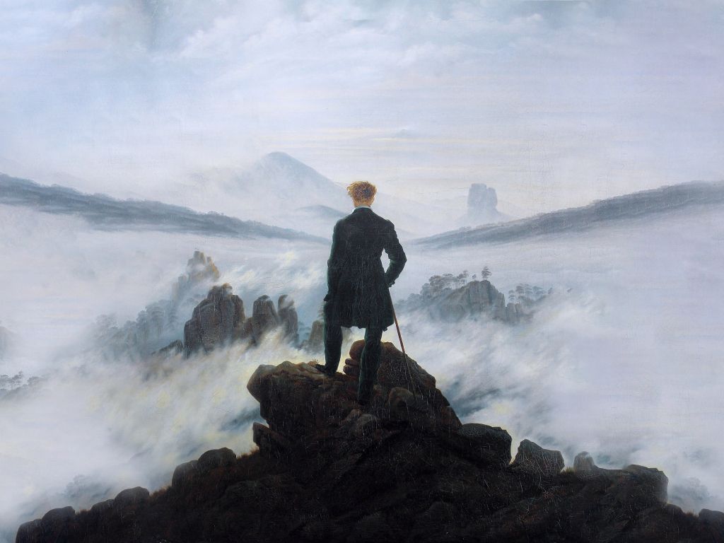 Wanderer Above the Sea of Fog wallpaper