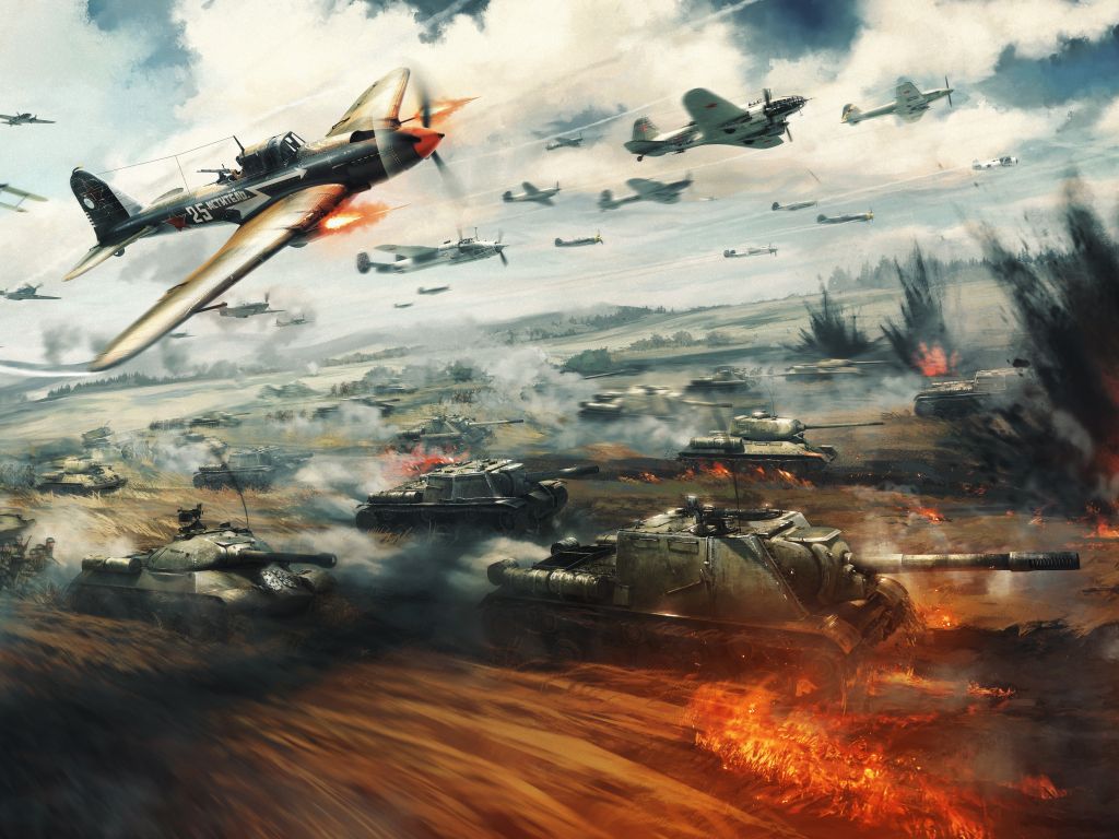 War Thunder Battle 4K 8K wallpaper