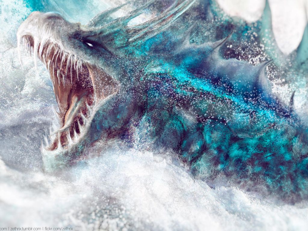 Water Dragons wallpaper