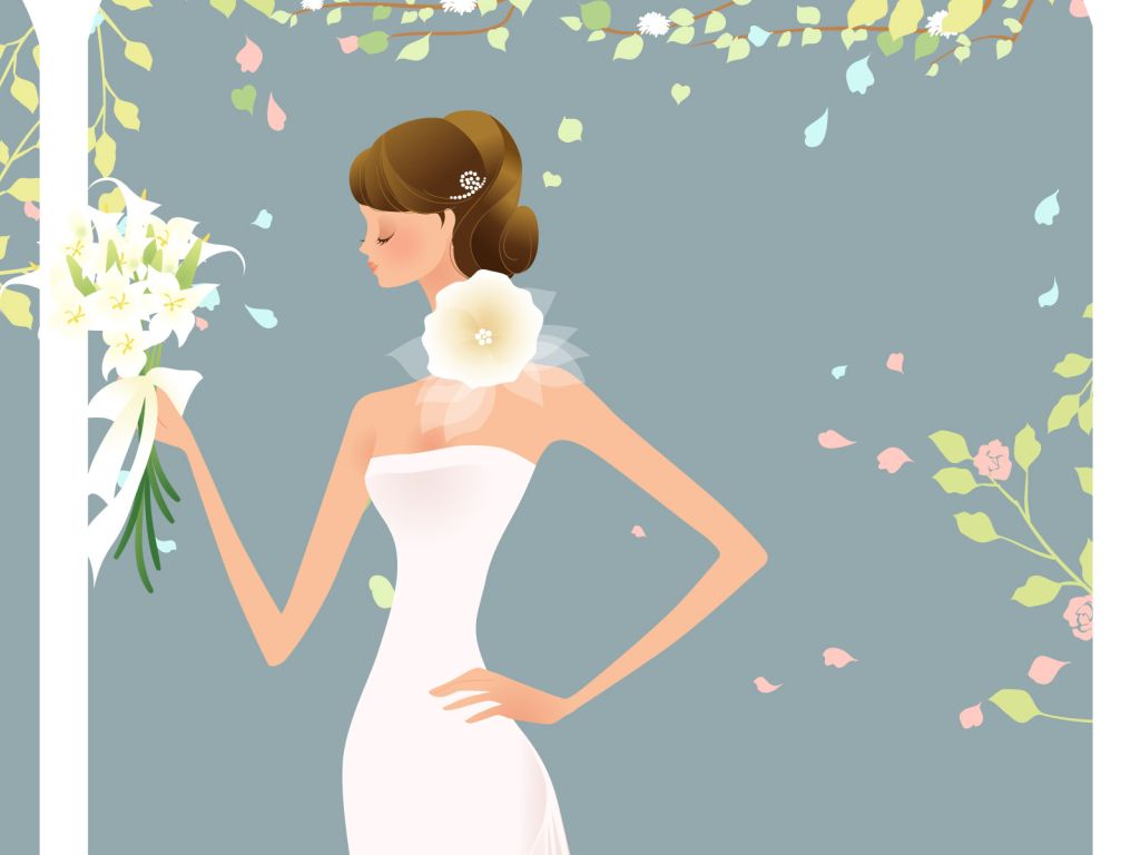 Wedding Dress Background wallpaper