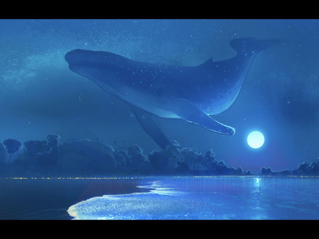 Whale Sky wallpaper