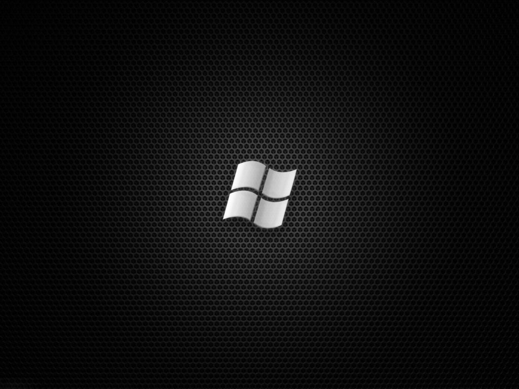 Windows Logo Black And White HD wallpaper