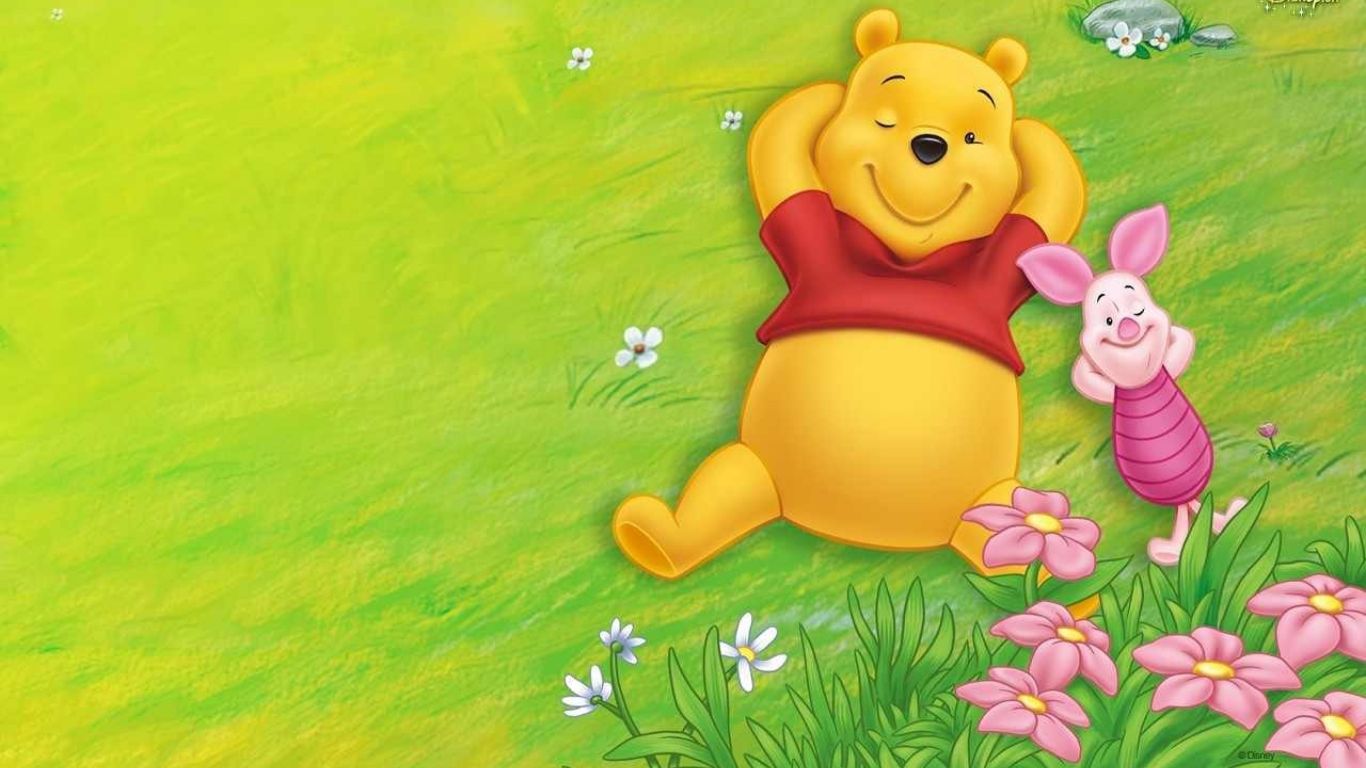 Winnie The Pooh Background wallpaper in 1366x768 resolution