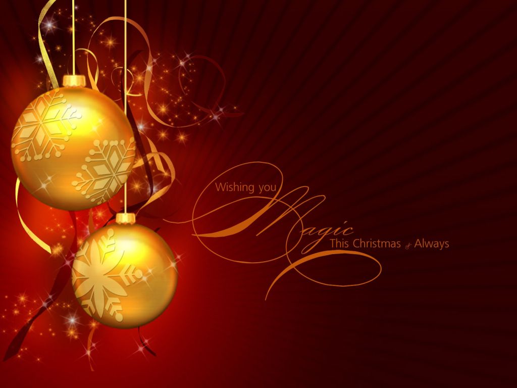 Wishing You Magic This Christmas and Always wallpaper
