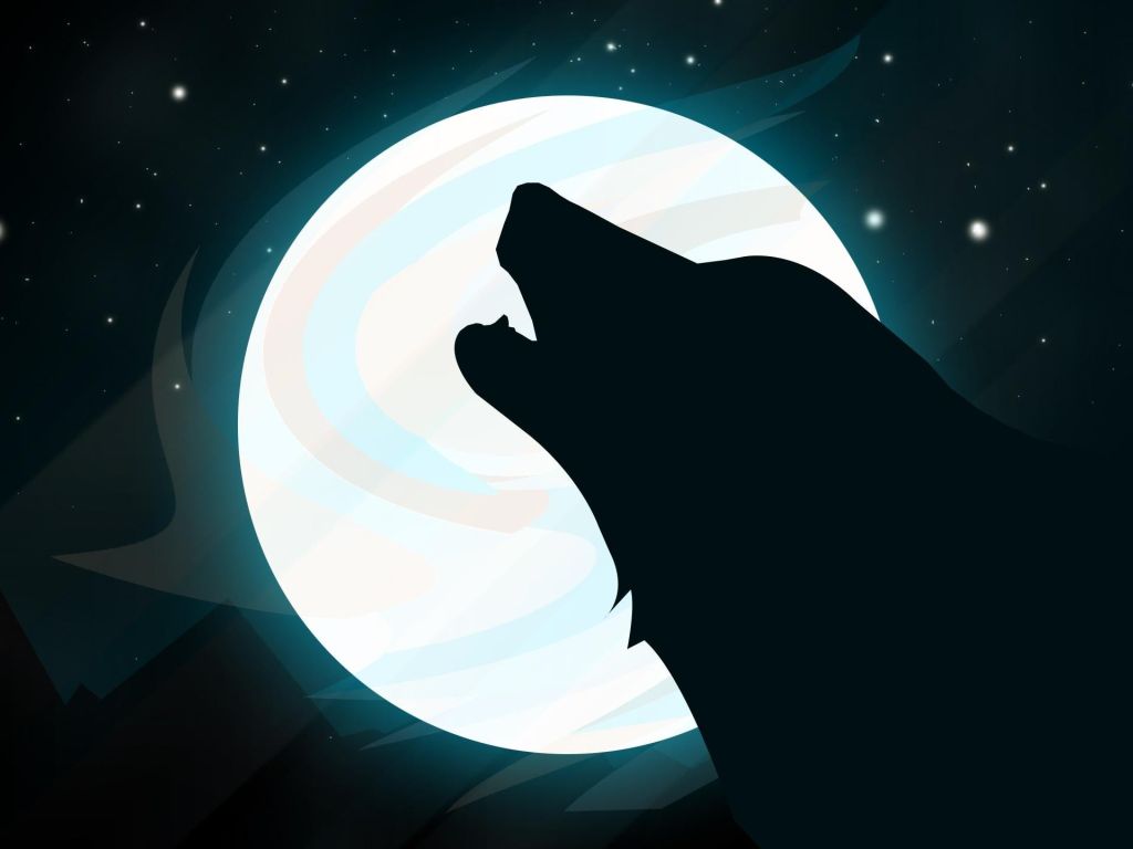 Wolf Moon wallpaper
