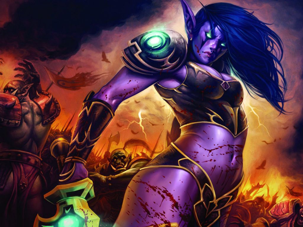 World of Warcraft Lady wallpaper