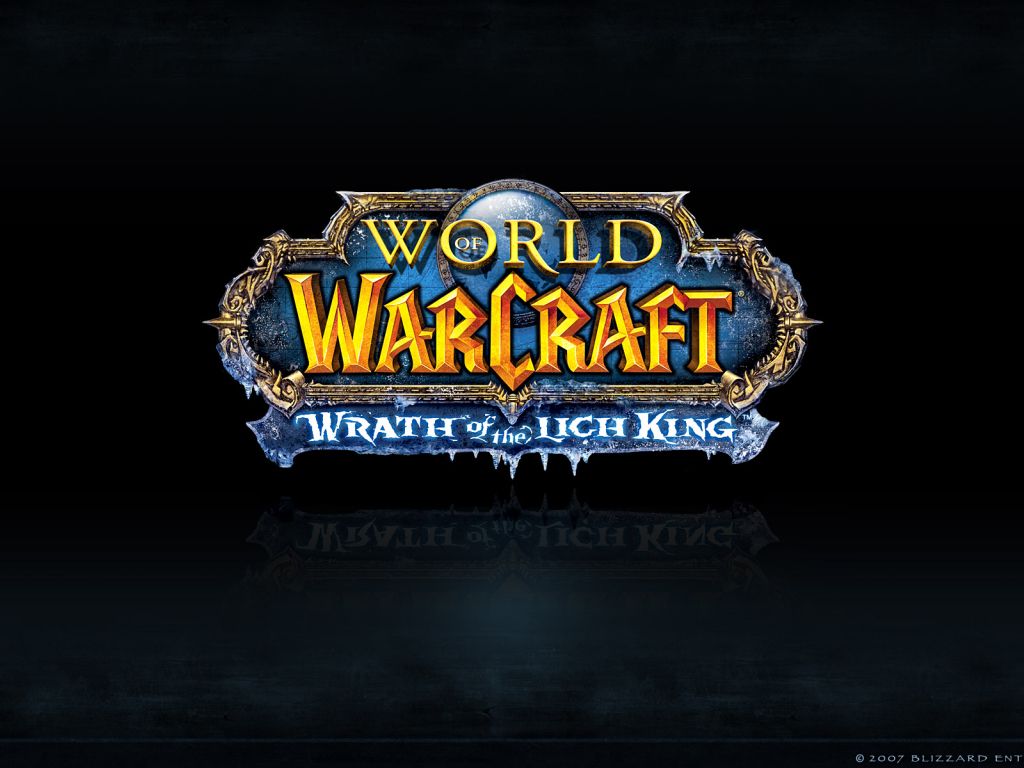 World Of Warcraft Wrath Of The Lich King Logo wallpaper