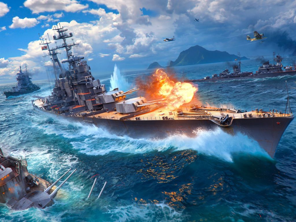 World of Warships Game 4K wallpaper