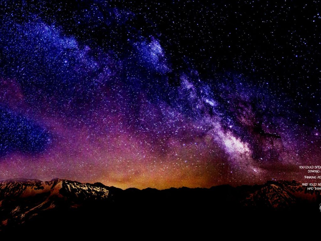 Xkcds Time Under a Night Sky wallpaper