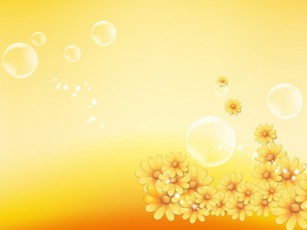 Yellow Flowers Background wallpaper
