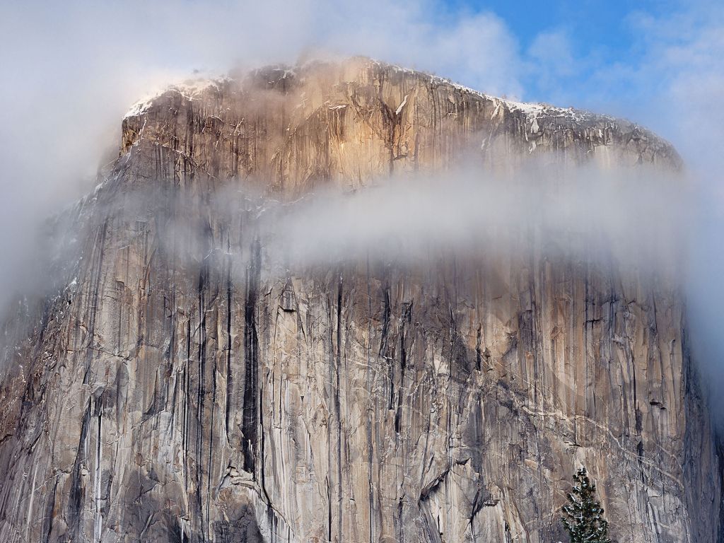 Yosemite Cliff wallpaper