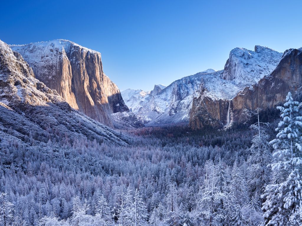 Yosemite in Winter wallpaper