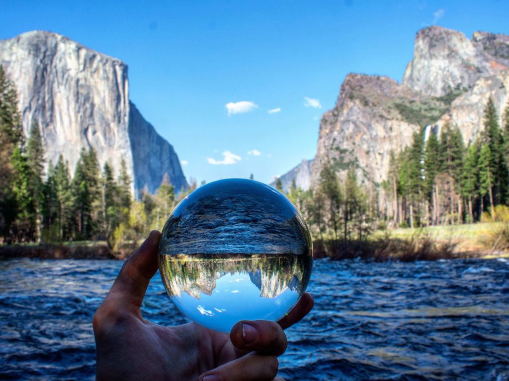 Yosemite Valley Through the Lensball wallpaper