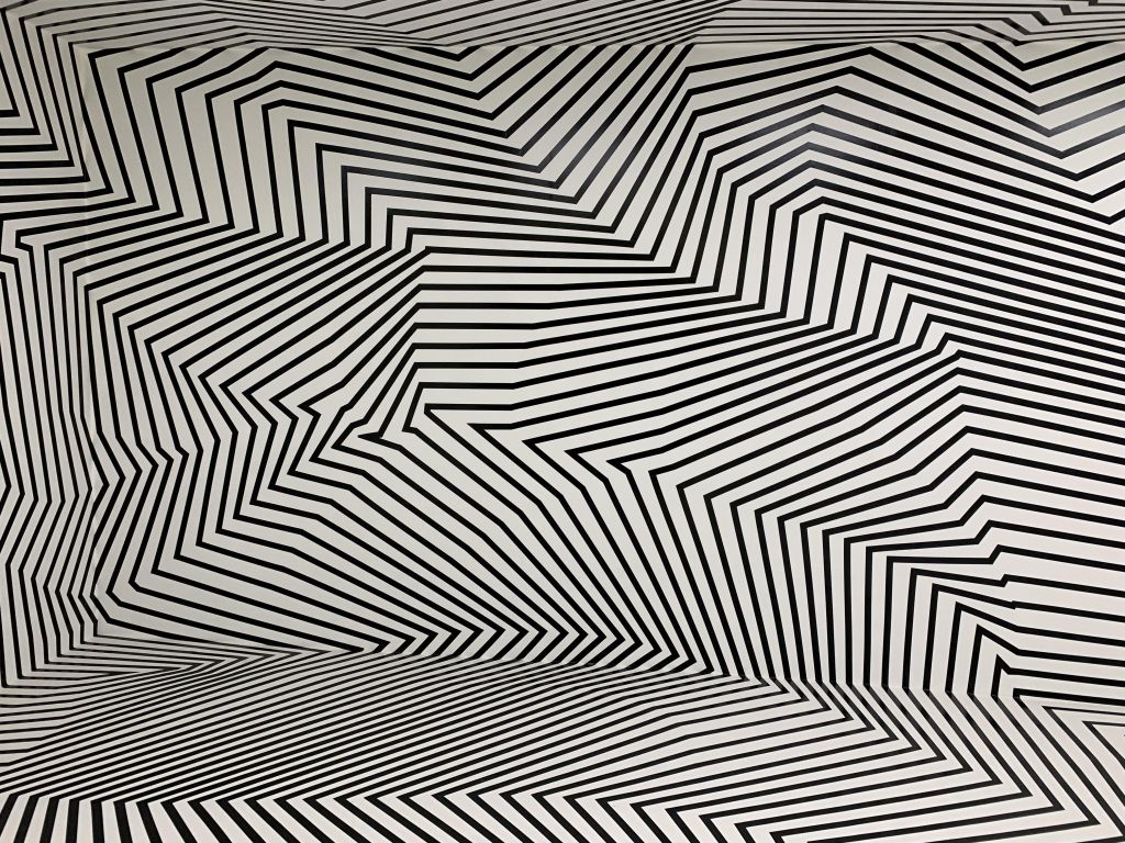 Zebra Optical Illusion wallpaper