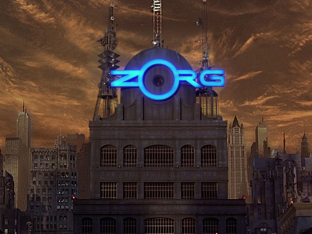 Zorg Building From The Fifth Element wallpaper